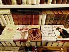 La Pléiade. Lot de 5 albums. Aragon, Claudel, Borges, Marcel Aymé, Queneau.