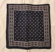 Vintage Old Polka Dot Bandana 16"x16"