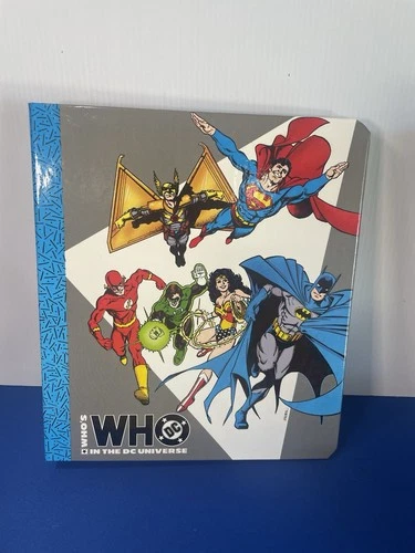 Who's Who in the DC Universe Binder 3-Ring Vintage 1990 90’s Batman Superman NEW