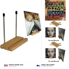 Vinyl Record Storage Holder Album Display Stand Record Organizer, Fits 7 and...