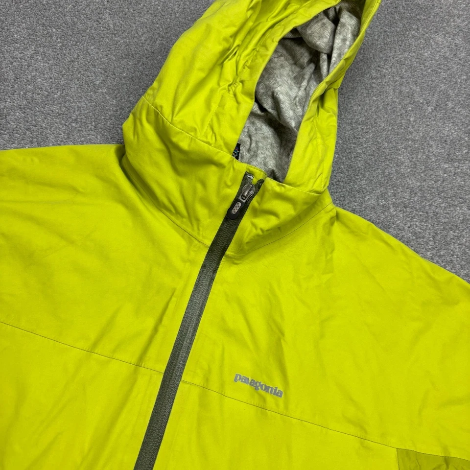 Chaqueta Patagonia Adulto Pequeña Verde Torrentshell Cortavientos Capucha Abrigo de Lluvia Para Hombres* Foto 3 de 4