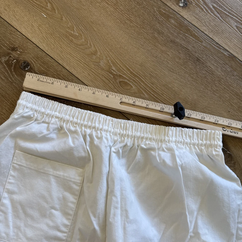 Vintage Alabama Crimson Tide Shorts Mens L Ebert White Cotton 80s 90s - Image 4 of 4