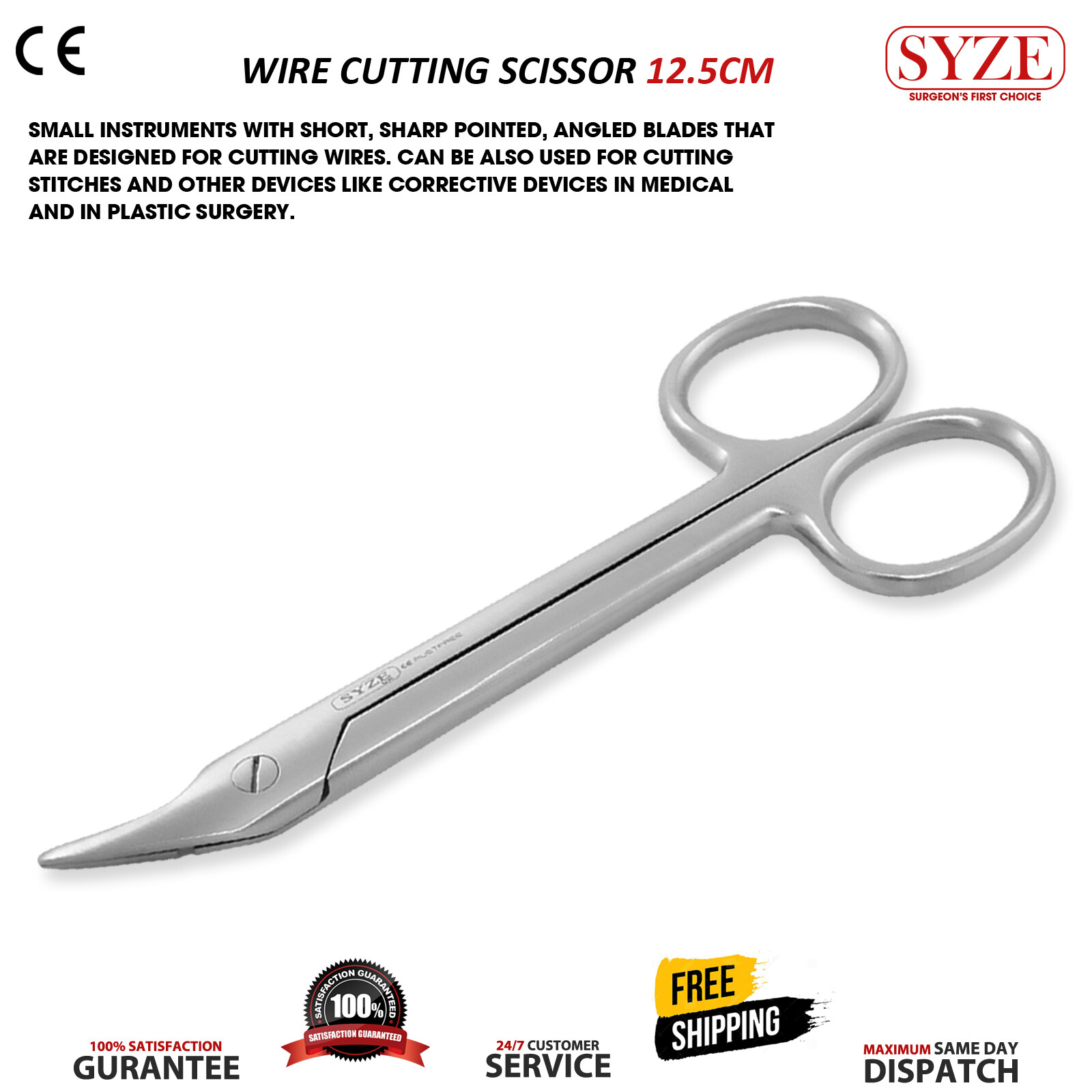 Dental Surgical Scissors Tissue Dissecting Micro Suture Dissecting