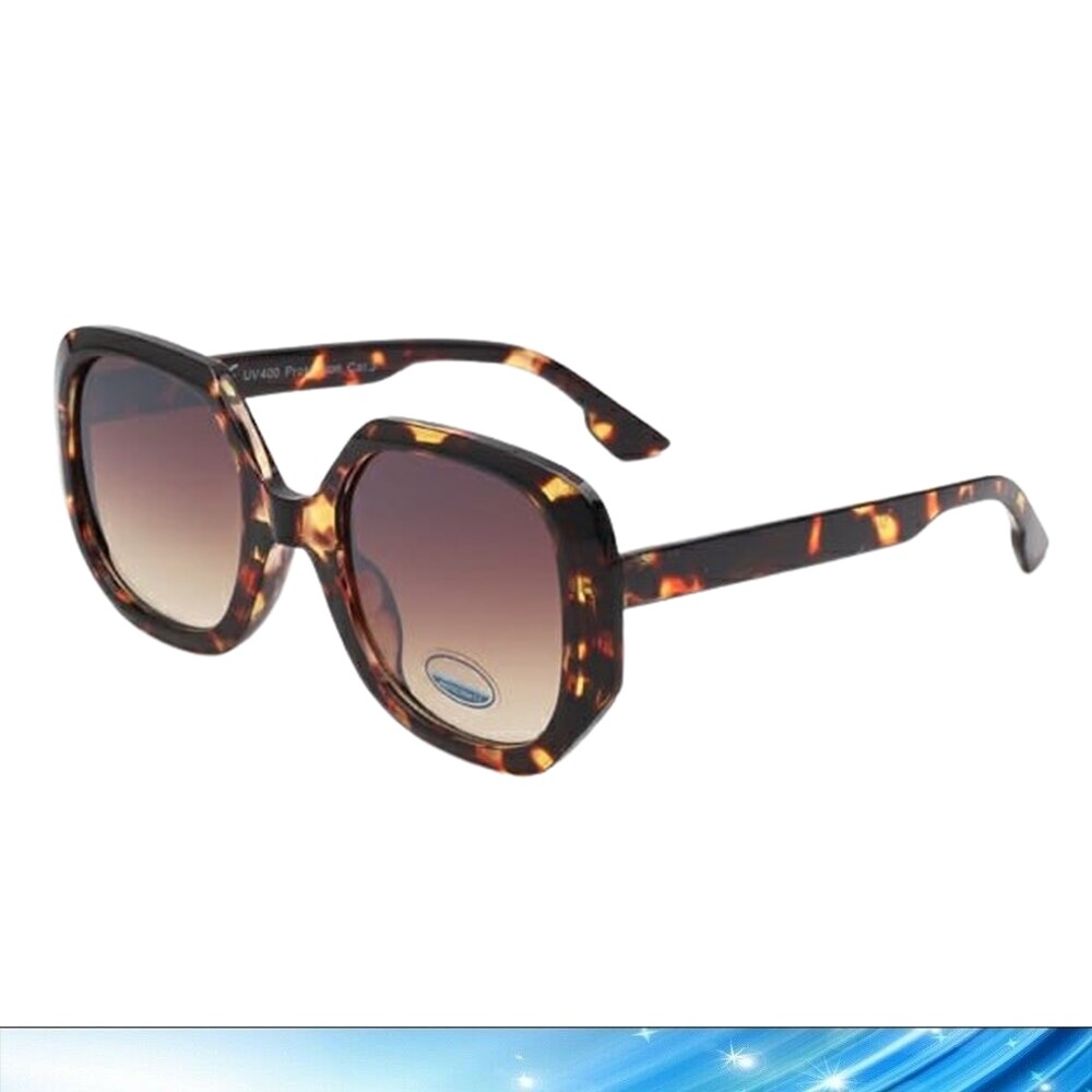 Occhiali Da Sole Vintage Anni 2000, Rotondi, Blu E Oro, Con