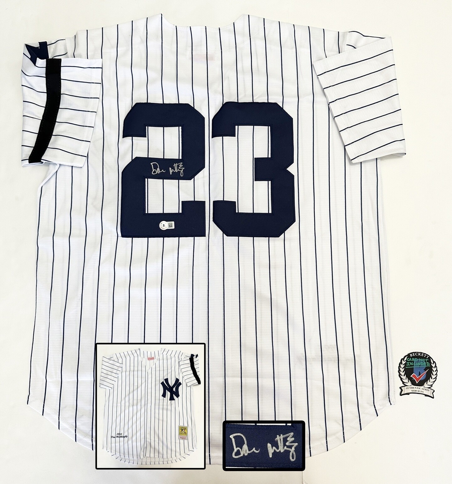 Don Mattingly Signed Jersey New York Yankees Beckett BAS COA eBay