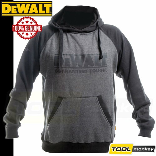 DeWalt Grey Marl/Black Hooded Sweatshirt Stratford XL