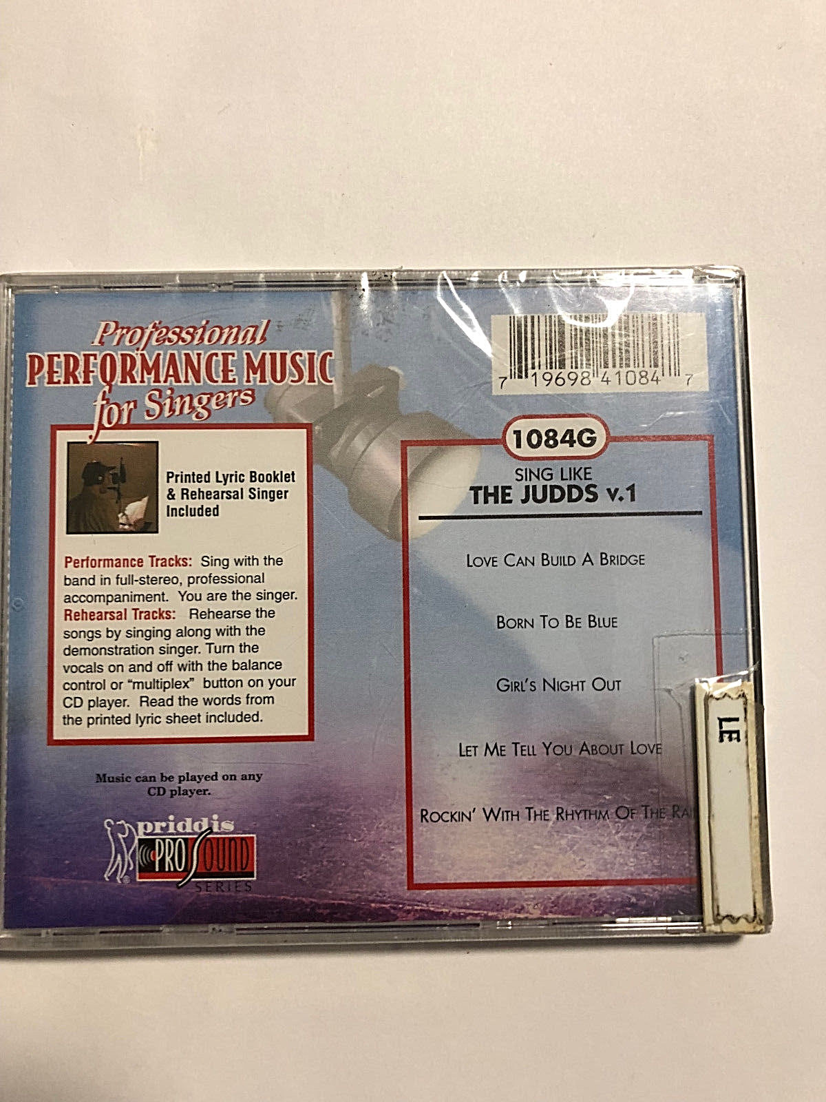 Priddis Pro Sound Professional Performance Music For Singer 1084G 5