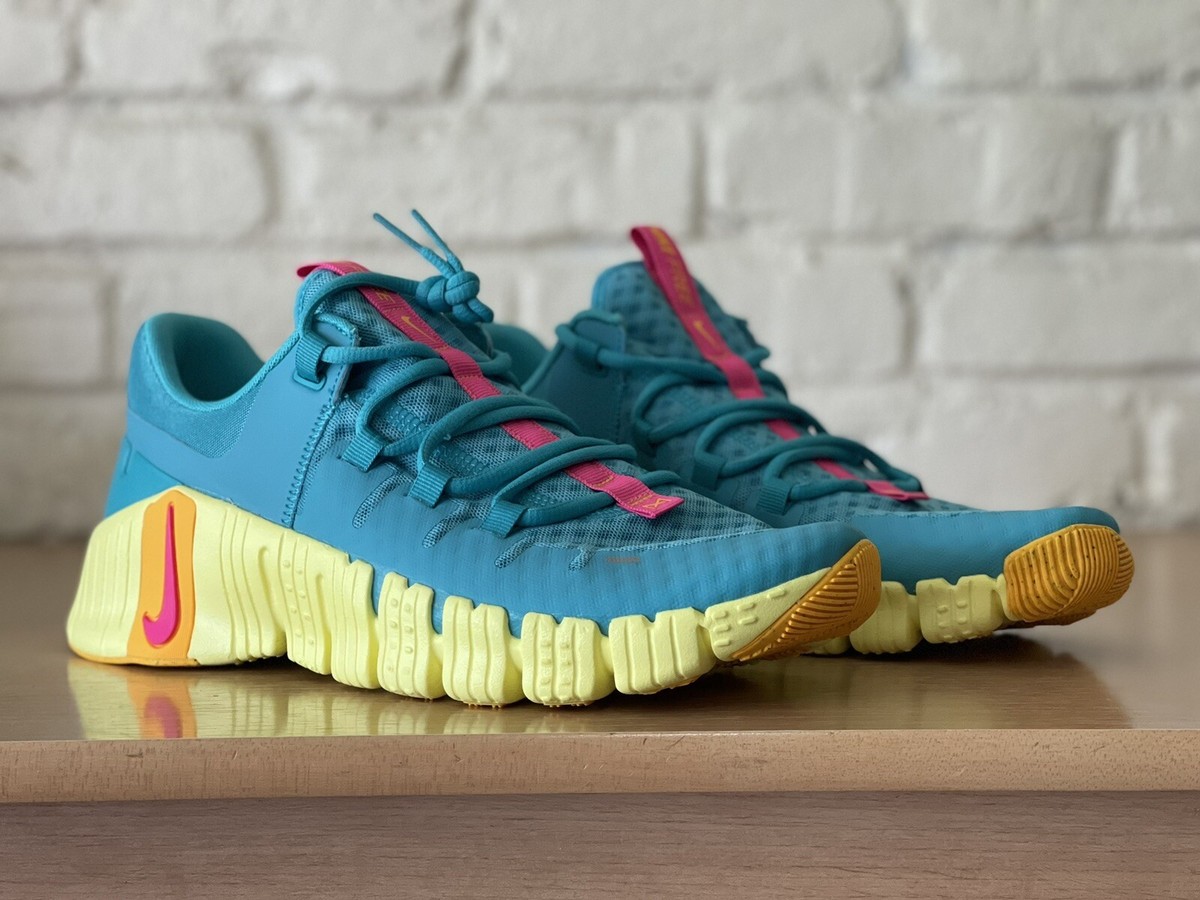 Mens 10.5 - Nike Free Metcon 5 Dusty Cactus Blue Orange Pink Workout DV3949-302 Mens Sz 12 - Nike Free Metcon 5 Dusty Cactus Blue Orange  main image 3