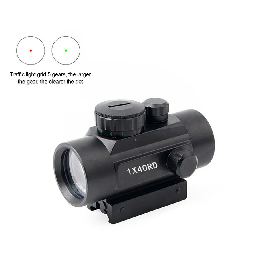 40X Waterproof Portable Reflex Dot Sight Fogproof Adjuste Brightness Telescope - Image 3 of 4