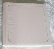 Creative Memories 12 X 12 Ivory Scrapbook Album with Gold Trim
