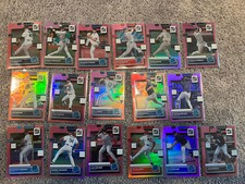 60% off full order! 2022 Donruss Baseball Holo Foil Parallels Pink, Red & Blue