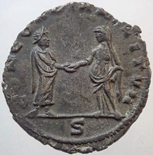 Scarce !!! Roman Imperial Aurelian Mediolanum CONCORDIA Authentic Warranty