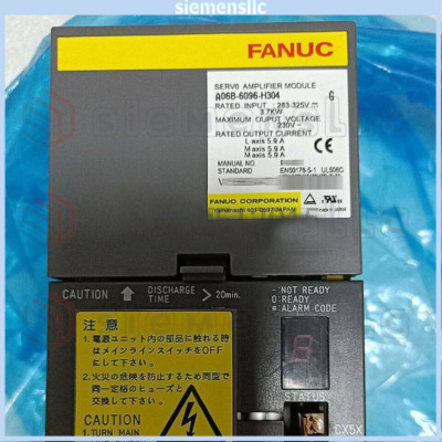 A06B-6096-H304 Fanuc Servo Drive A06B-6096-H304 Expedited Shipping HTP0