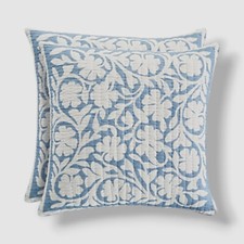 Sky Blue Euro Alexandria Sham Set