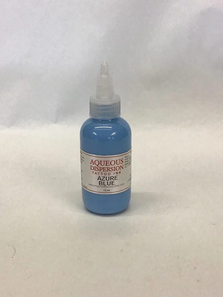 INSPIRE TATTOO SUPPLIES LTD Tattoo Ink - Azure Blue 75ml Professional Quality Ink Inspire Uk