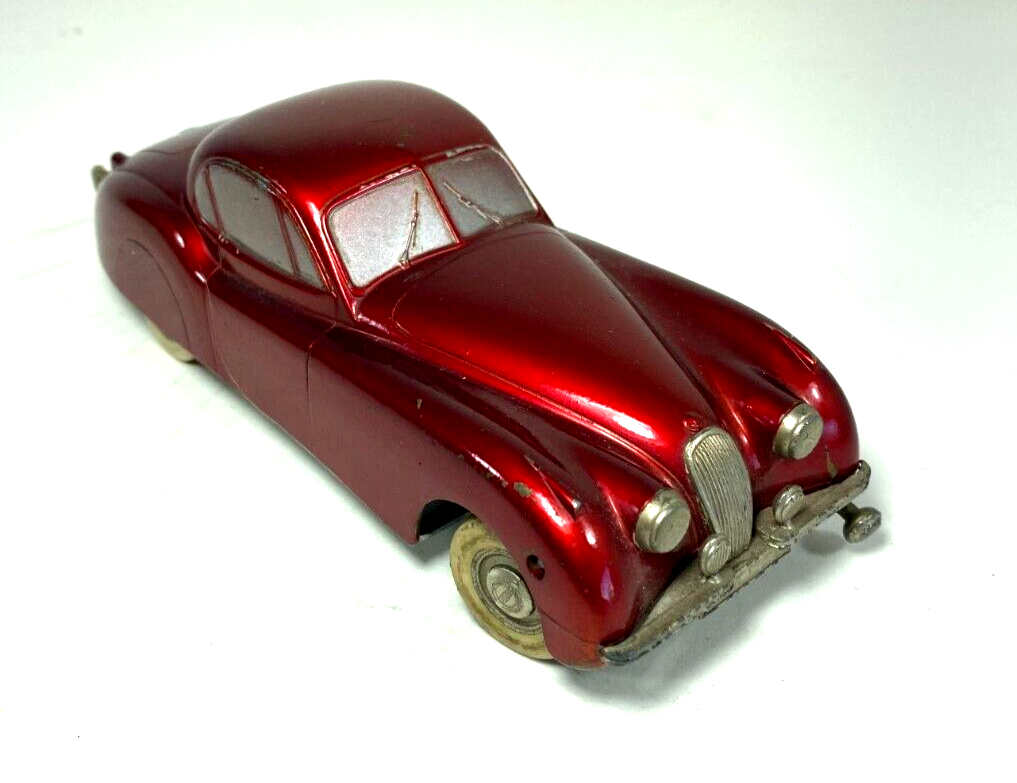 EARLY VINTAGE PRAMETA KOLNER AUTOMODELLE JAGUAR XK 120 - RED