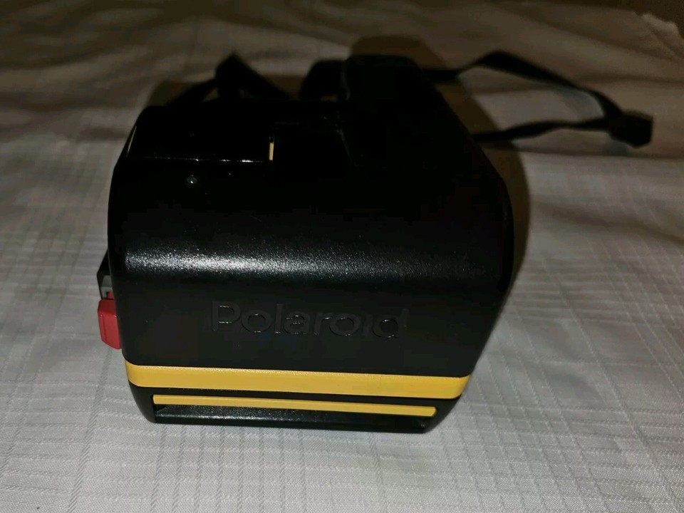 Vintage Polaroid Job Pro 2 Instant Film Camera 600 with Strap Blk
