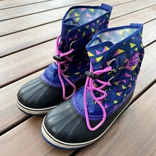 SOREL Youth Waterproof Snow Boots NY2678-465 Big Kid's Size 5