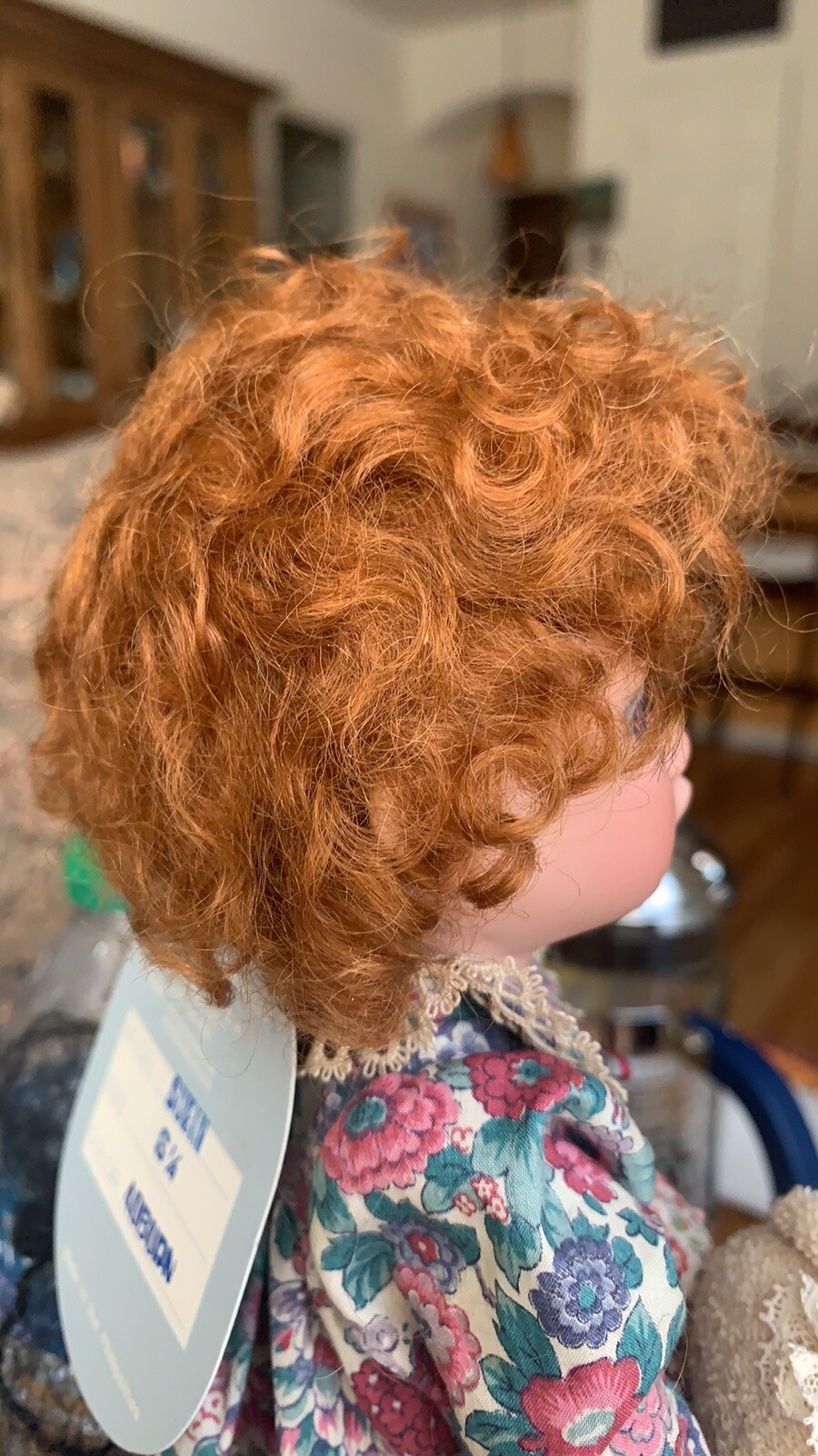 MOHAIR doll wig size 61/4” Subin NEW Mohair Doll Wig. Wispy wispy wispy