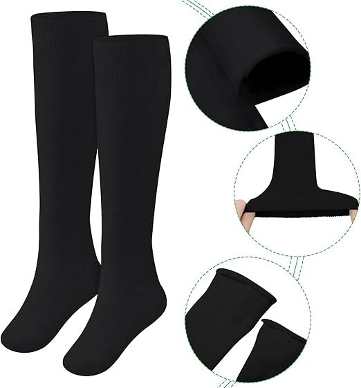 Basic Liner Socks One Size - Walking Boot Socks - Medical Boot Sock-Men or Women
