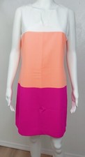 Anthropologie JADE Melody Tam Size Medium Pink/peach/ Ivory  Colorblock dress