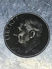 10¢ 1978 Dime  struck on too  much black powder Error Coin