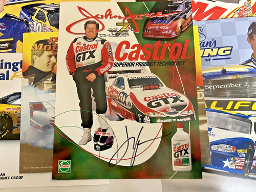 NASCAR Promo Photo Handouts Post Cards 16 (John Force, Cory Lee, Marco Andretti - Picture 3 of 17