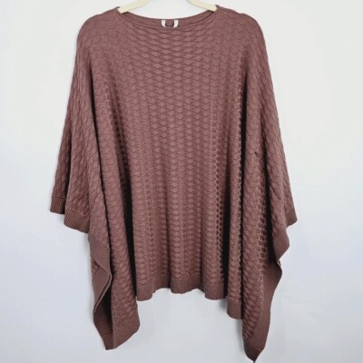 Lululemon Divinity Poncho Spanish Oak Shawl Sweater Wrap One