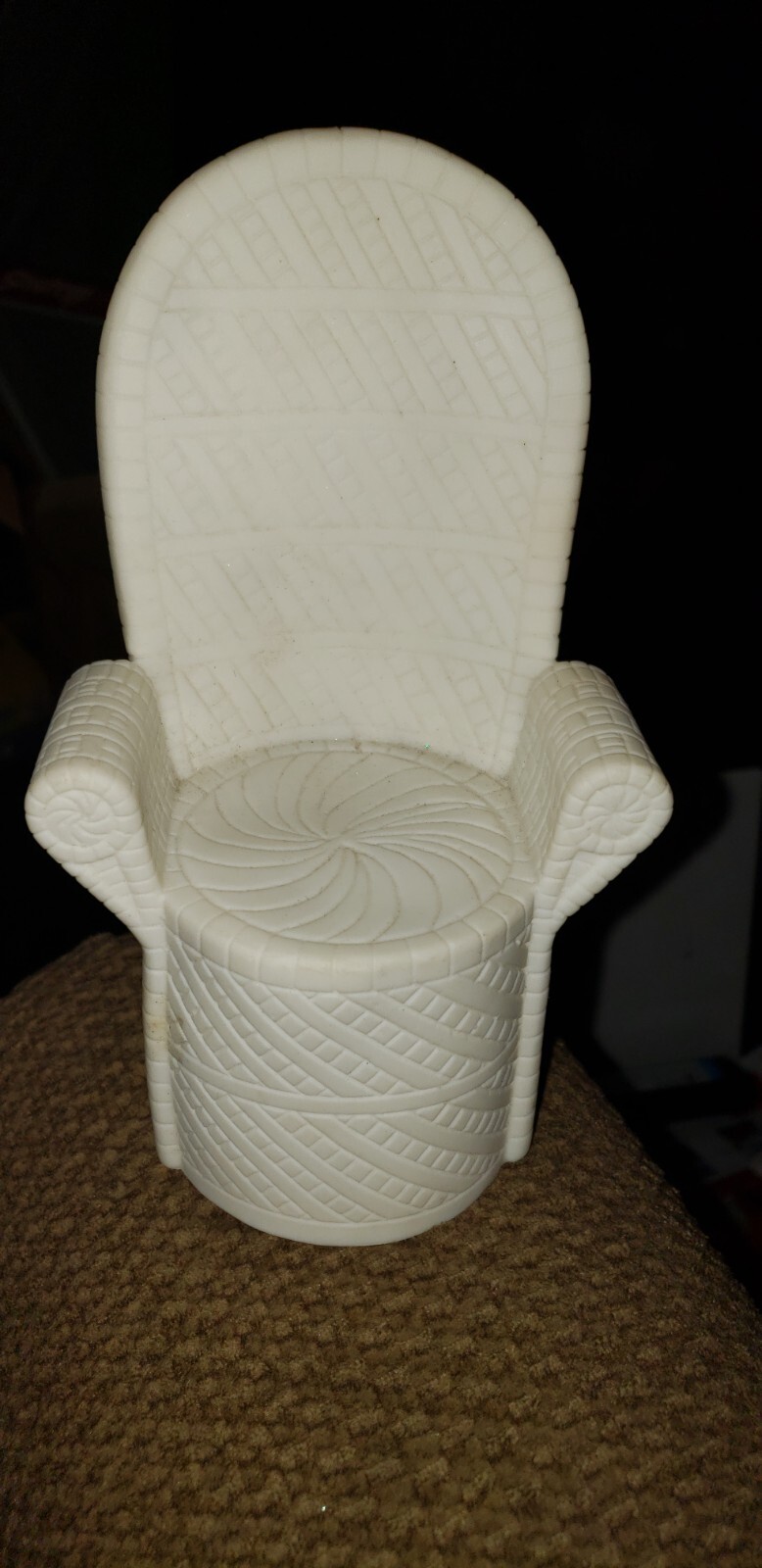 Vintage Wicker Chair Love Seat & Table Barbie 1984 Meritus Furniture eBay