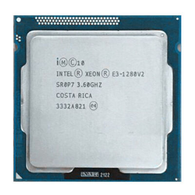 Intel Xeon E3-1280 V2 CPU Quad-Core SR0P7 3.6 GHz 8M 5 GT/s LGA 1155 Processor