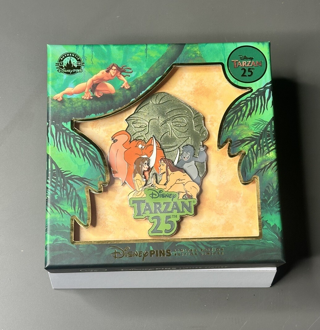Disney 2024 D23 Expo Event Day Tarzan Jane Clayton 25th Anniversary Jumbo Pin