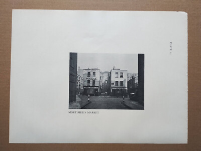 Mortimer's Market, St Pancras, London - Vintage Print - 1949