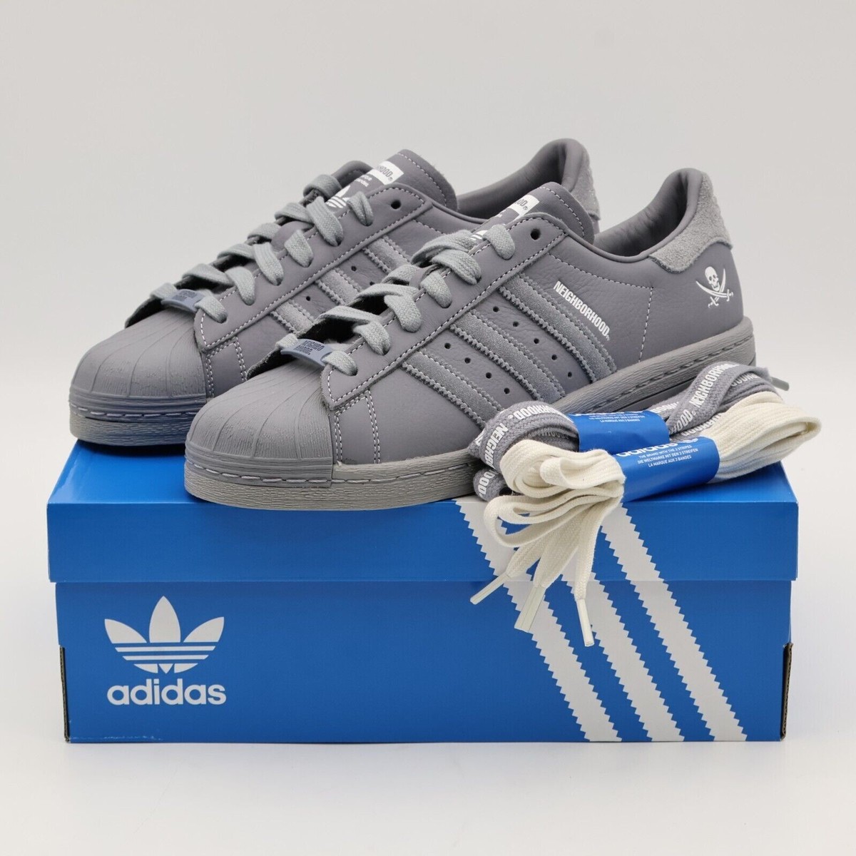 IE6115 NEIGHBORHOOD adidas Originals Superstar 2005 Grey
