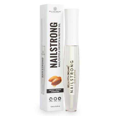 1X Bella Vita Nail Strong Oil for Cuticle Care Nail Growth & Strengh Smooth 12ml