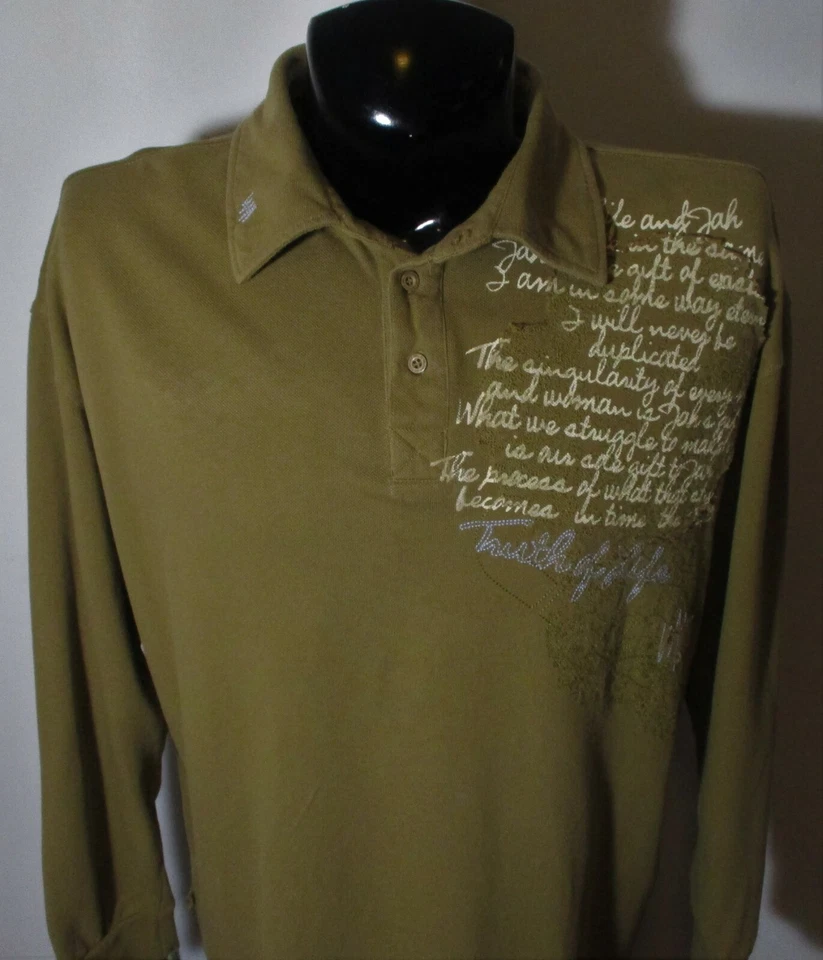 Polo LIVE MECHANICS Bronceado Resistente Manga Larga Talla XL Foto 2 de 4