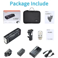 GODOX AD200 Pro 200Ws 2.4G Pocket Flash Strobe Monolight HSS 1/8000s Speedlite
