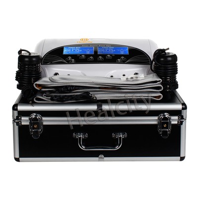 Dual Users Foot Bath Machine Ionic Detox Foot Spa Cell Clense LCD USA HEALCITY® 