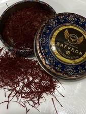 4 Grams 2 2 Gram Tins Of Saffron Threads Spices for all Culinary Uses