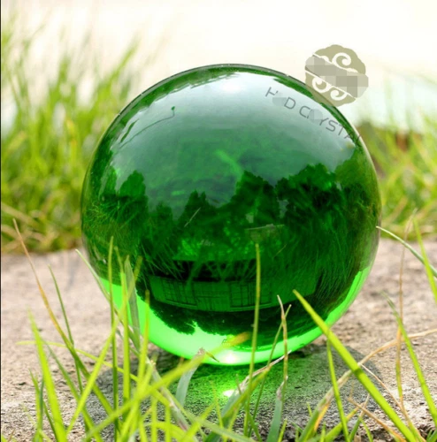 50-120mm Natural Green Obsidian Sphere Large Crystal Ball Healing Stone - Picture 3 of 6
