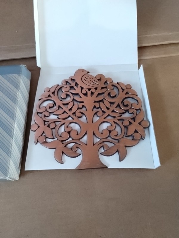 Avon Gifts Collection Country Orchard Trivet Bird In Tree NIB Vintage