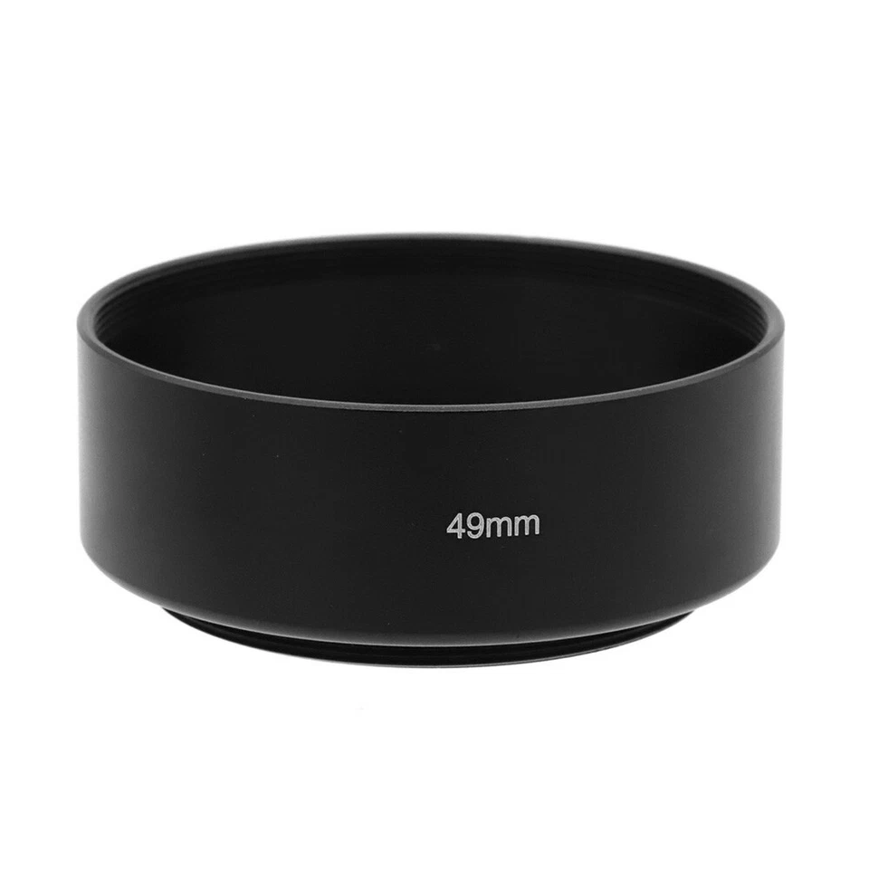 Universal Metal Standard Lens Hood 35/49/52/55/58/62/6777/82/95mm Lens Thread - Image 4 of 4