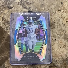 Levi Onwuzurike 2021 Select Premier Level Silver Prizm #190 Die Cut RC Lions B16