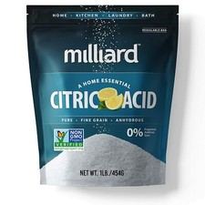 Milliard Citric Acid 1 Pound - 100 Pure Food Grade NON-GMO Project VERIFIED 1