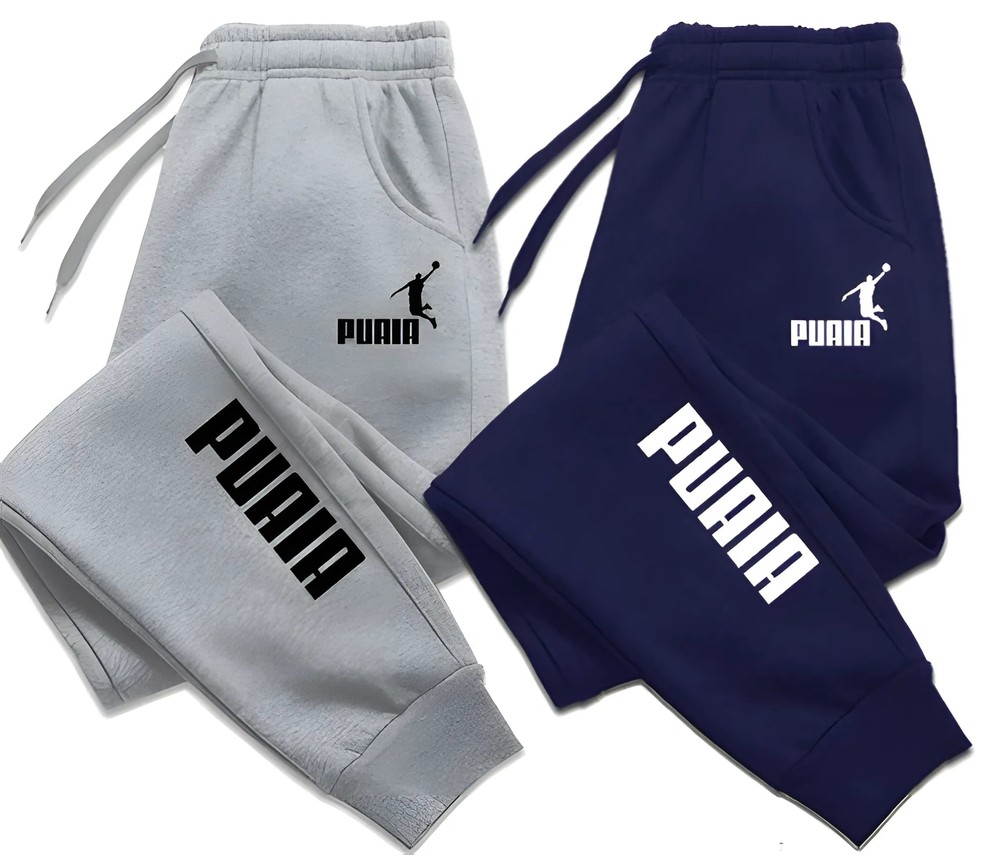 KRE Prime Men's Winter Print Jogging Pants for Running & Fitness