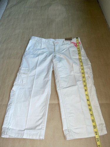 LANDS' END Big Girl CAPRI PANTS Size: 7+ (SMALL) New SHIP FREE Adjustable Waist - Picture 5 of 12