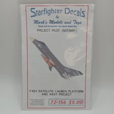 72-156 Starfighter decals f4d-1 Skyray Decals.