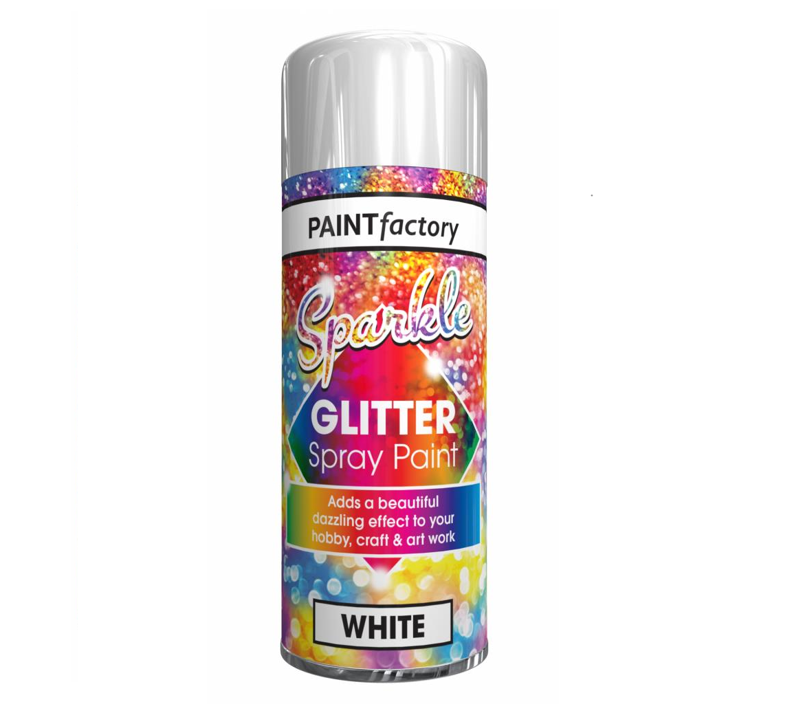 Clear Lacquer Sparkling Glitter Spray Paint Craft Project Hobby Artwork
