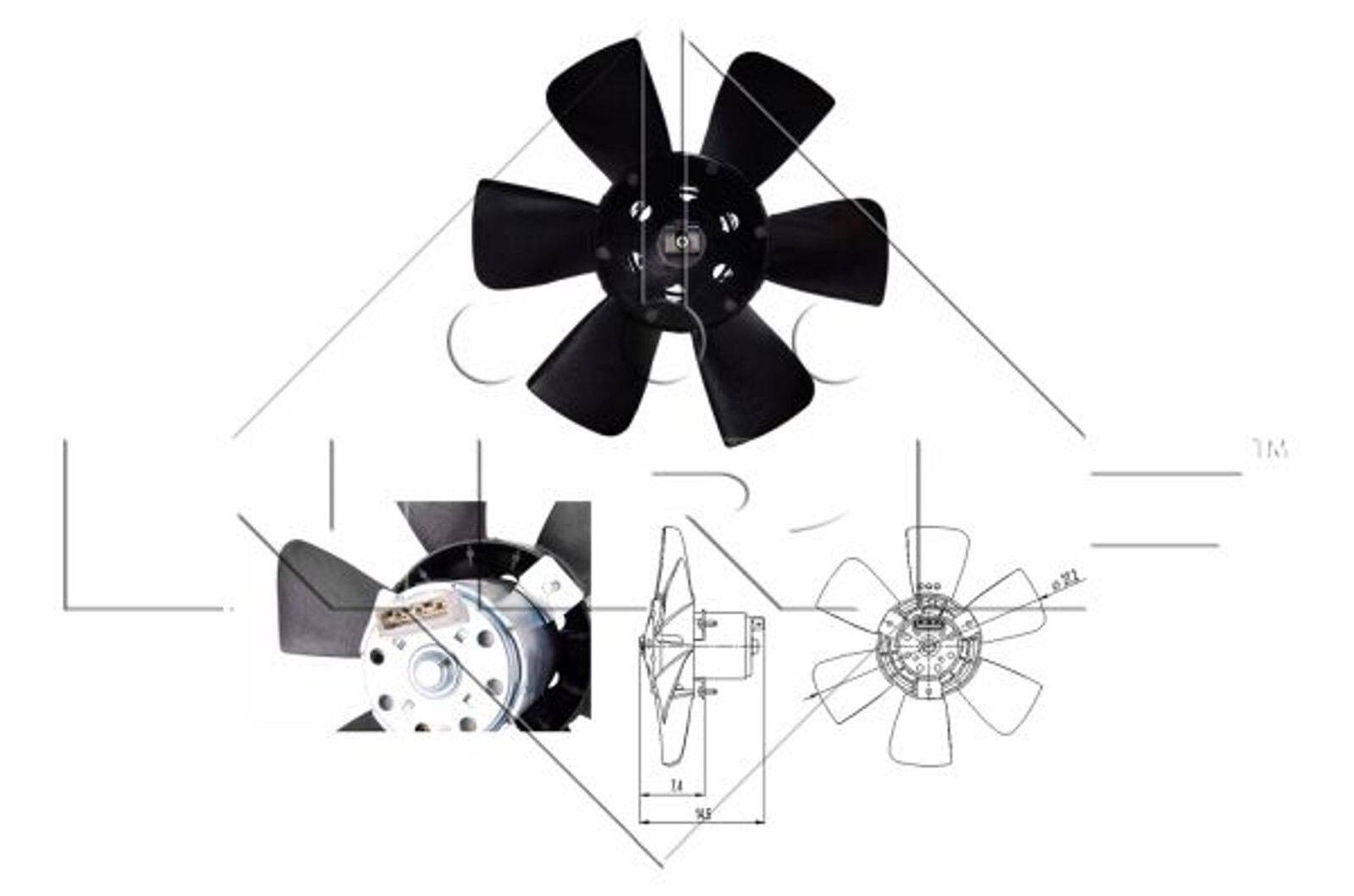 Ventilateur radiateur VW Golf 2 résout la surchauffe moteur avec le bloc 100W 60W
