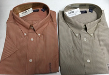 Roundtree And Yorke Men's Button-up Shirt,size 2x Short sleeves assorted colors