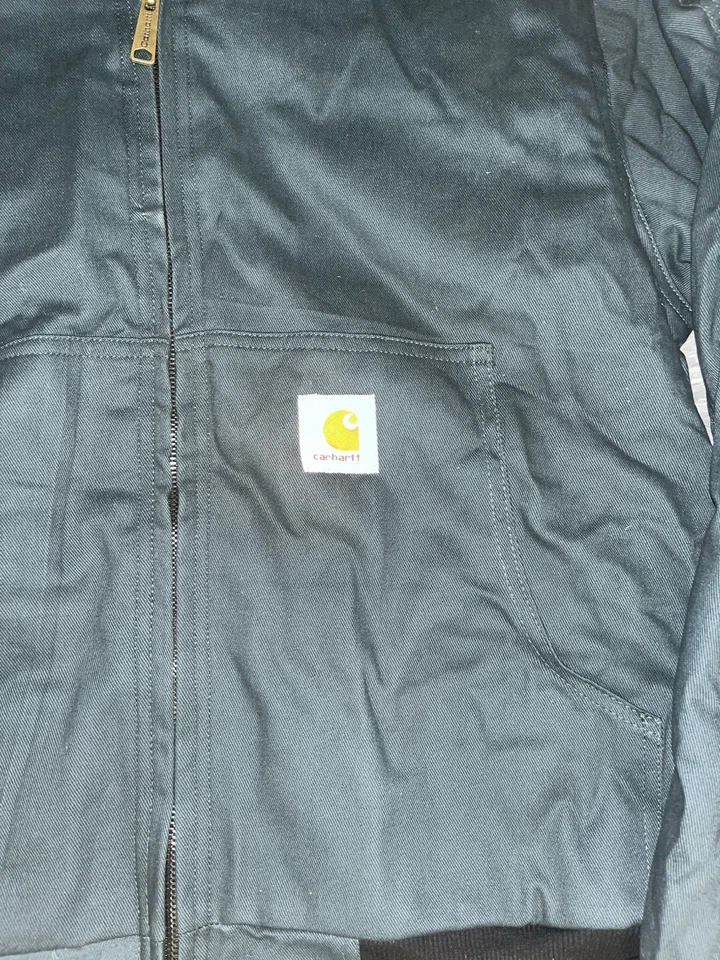 Jacket Carhartt Man Size M Navy Green Cotton Poliestere - Imagen 3 de 4